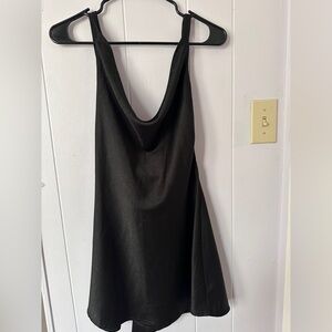 Fiesta Black Backless Dress